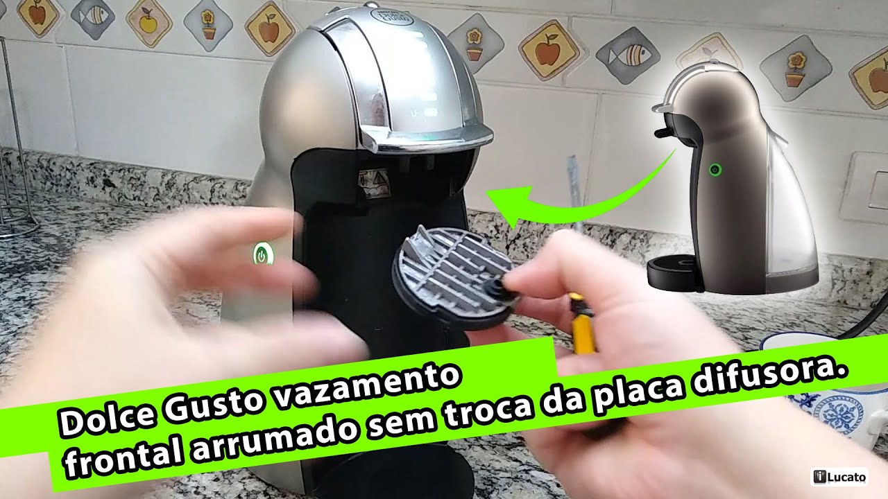 Isso vai consertar o vazamento frontal na cafeteira Dolce Gusto sem trocar a placa difusora.