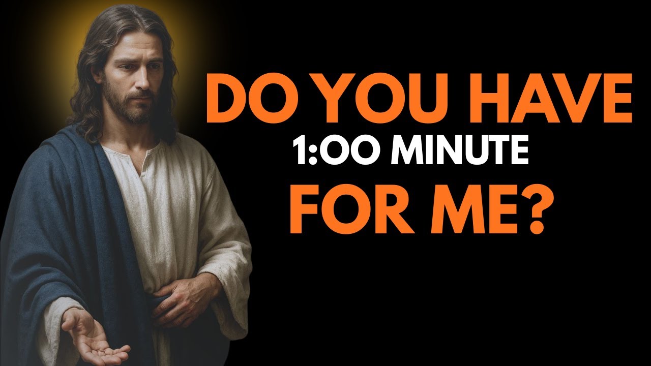 WON'T YOU HAVE 1 MINUTE FOR JESUS?