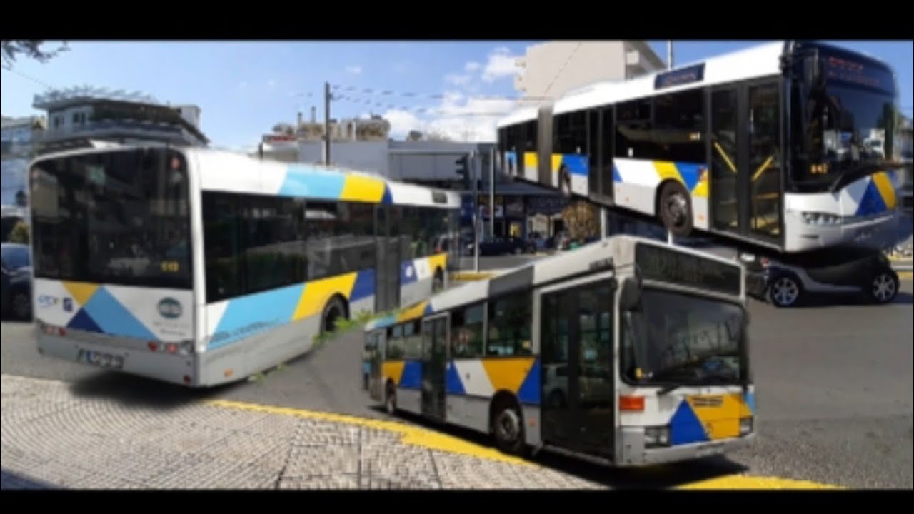 Αστικα λεωφορεία σε διάφορα μέρη της Αθήνας
