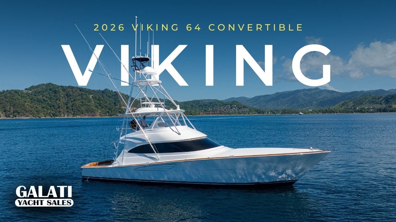 Продается яхта Viking 64 Convertible 2026 года выпуска – роскошная рыболовная яхта с четырьмя каю...