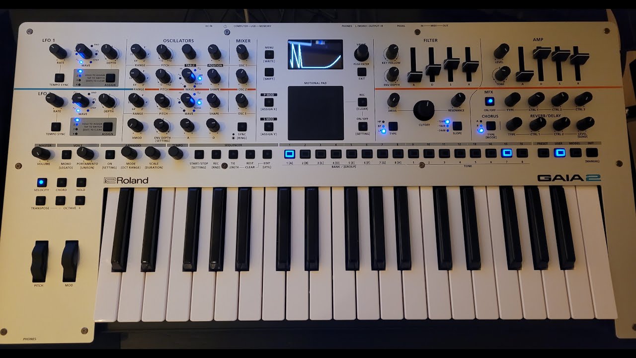 Roland GAIA 2 - Custom patches and exploring