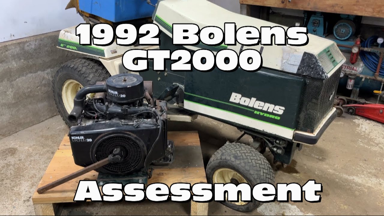 1992 Bolens GT2000 - Assessment