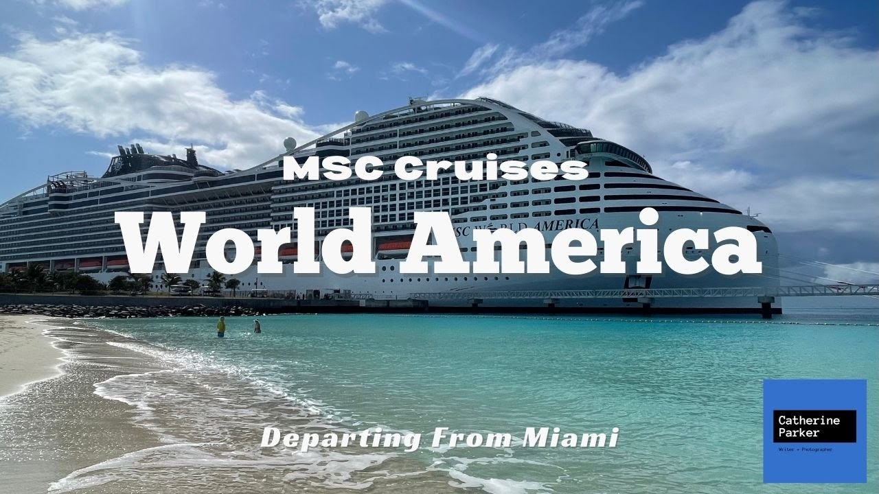 Tour the Stunning MSC World America One of the Largest Cruise Ships in the World + Yacht Club