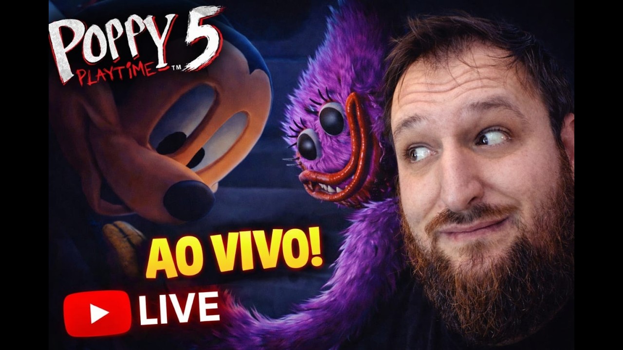Jogando o MOD do Mickey em Poppy Playtime Chapter 5 ( AO VIVO! ) #gameplay