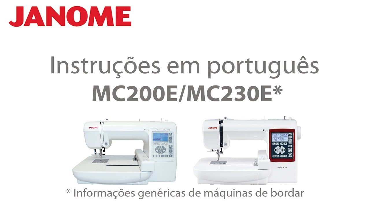 Instruções MC200E/MC230E Português