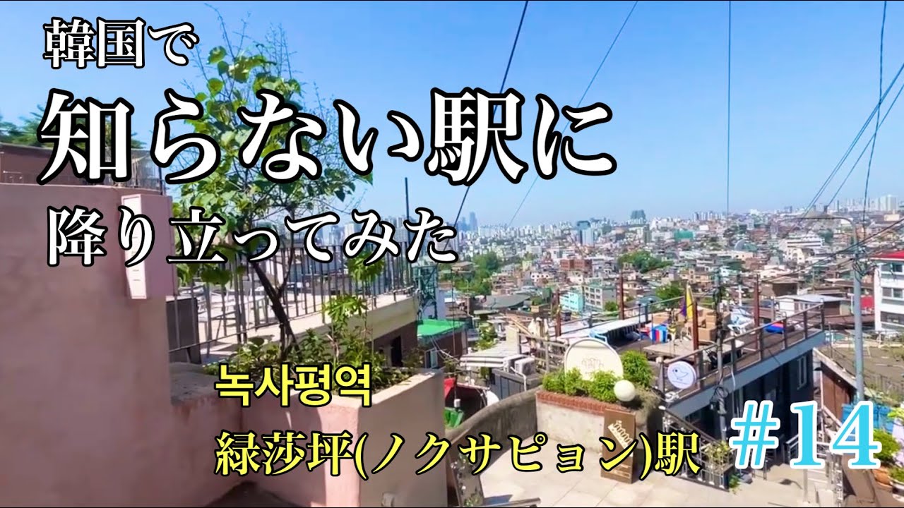 こんな景色見たことない…！解放村で感動して、梨泰院クラスの聖地へ【녹사평】