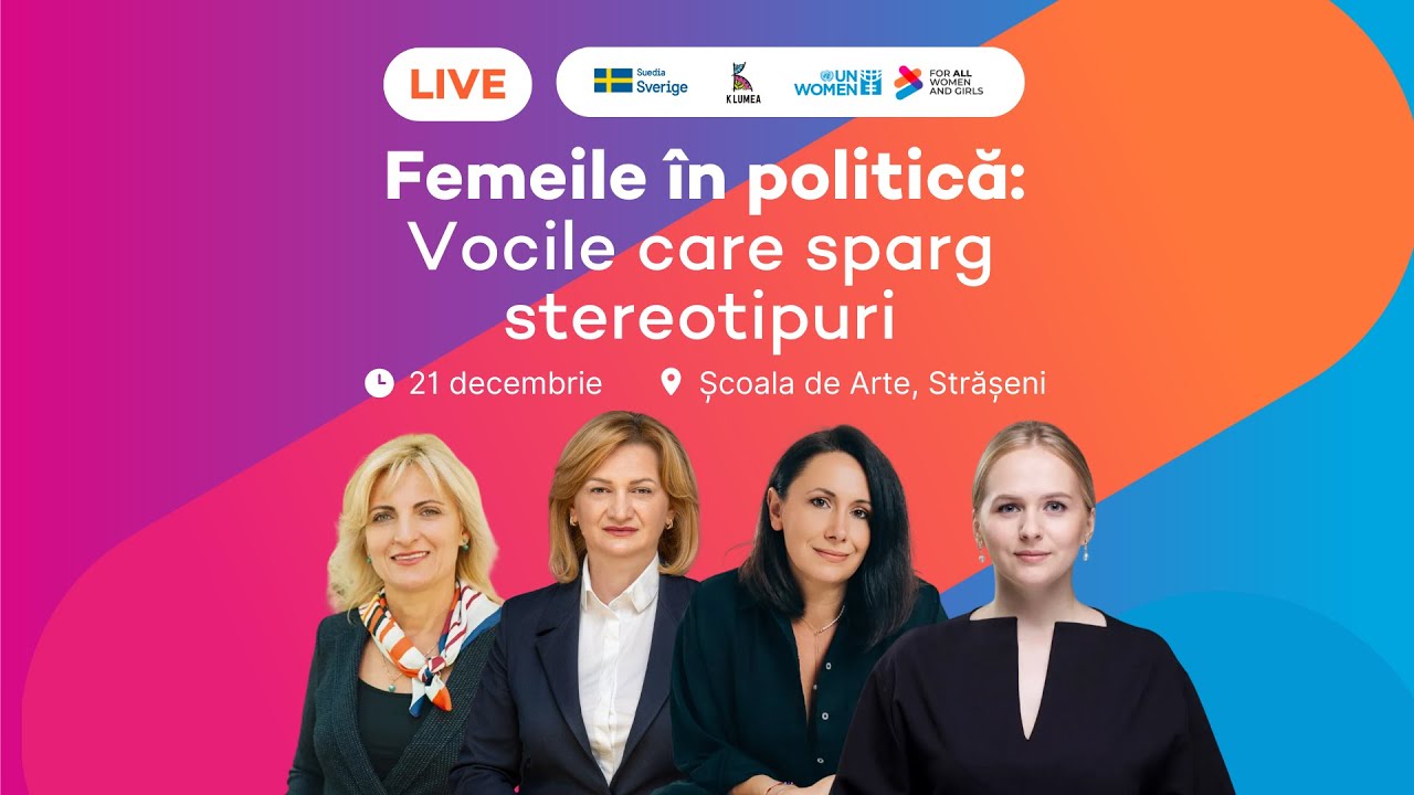 MULȚUMESC PENTRU &Icirc;NTREBARE LIVE: FEMEILE &Icirc;N POLITICĂ, VOCILE CARE SPARG STEREOTIPUR