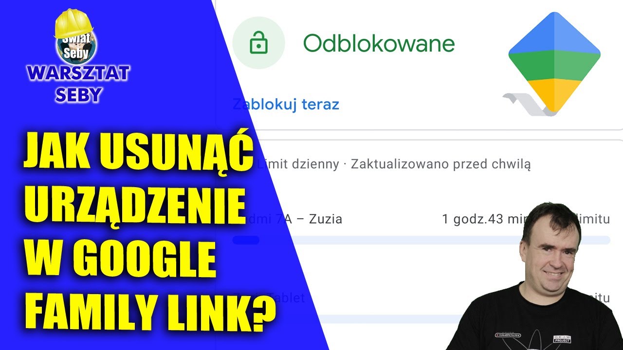Jak usunąć urządzenie z Google Family Link?