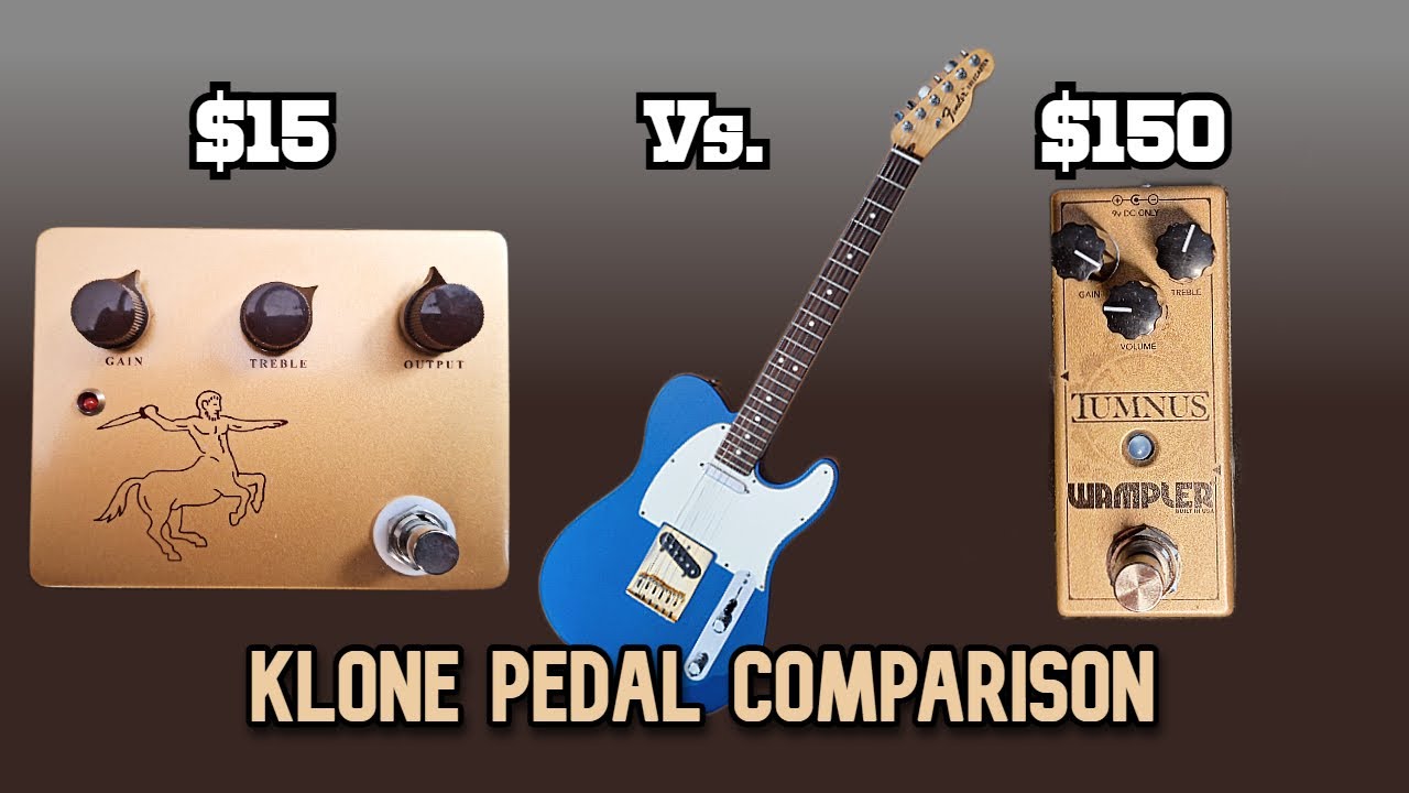 Тестирование двух разных гитарных педалей Klone (Klon Centaur, Wampler Tumnus).