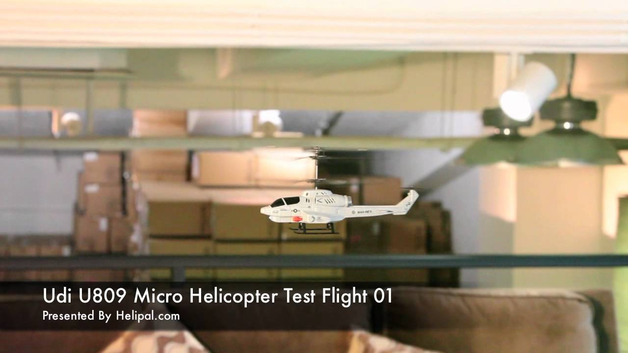 Helipal.com - UDI U809 Cobra Micro Helicopter Test Flight 01