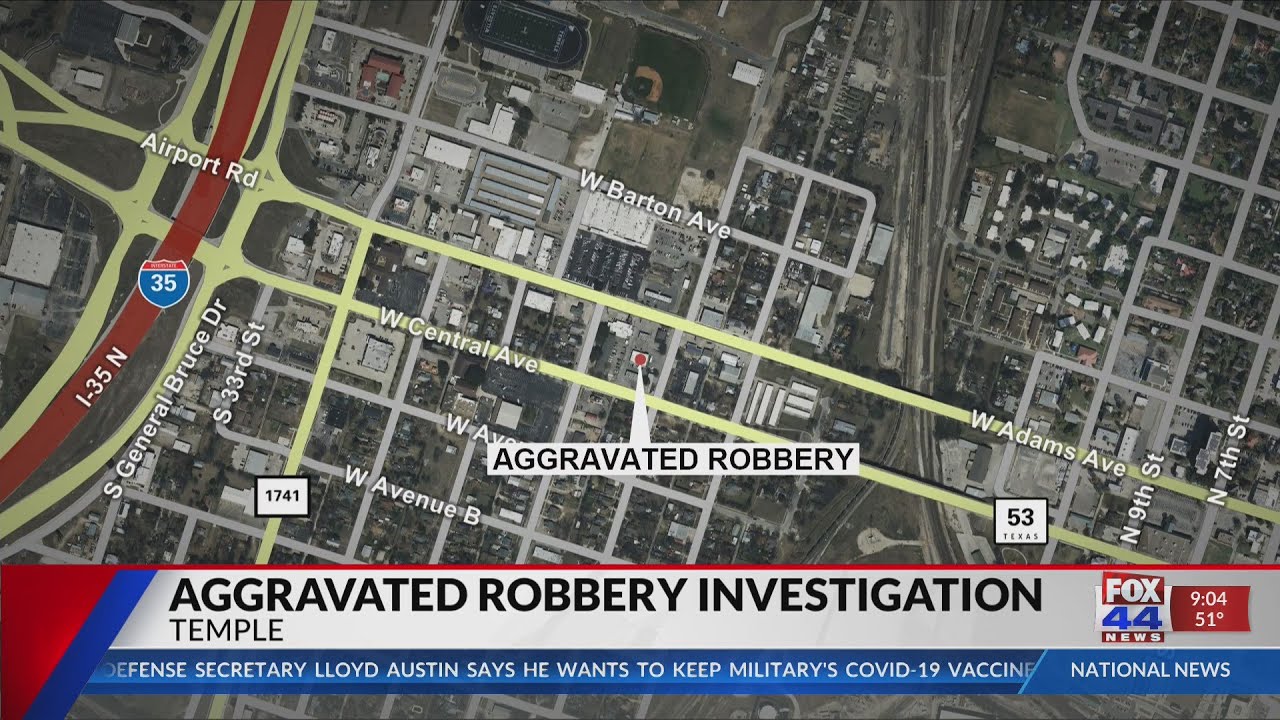 Temple Armed Robbery Investigation