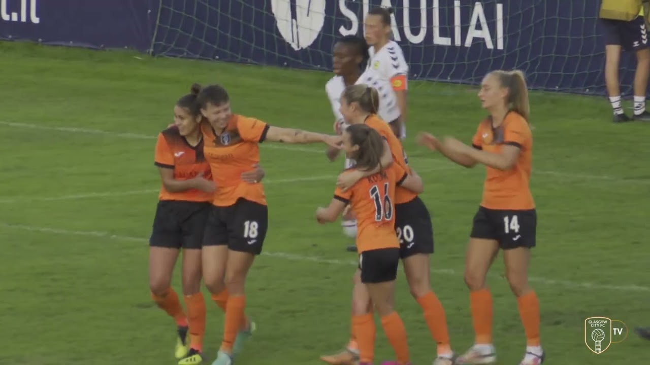 GOALS   | Glasgow City 3-0 Gintra   -  R1 UWCL FINAL (9/9/23)