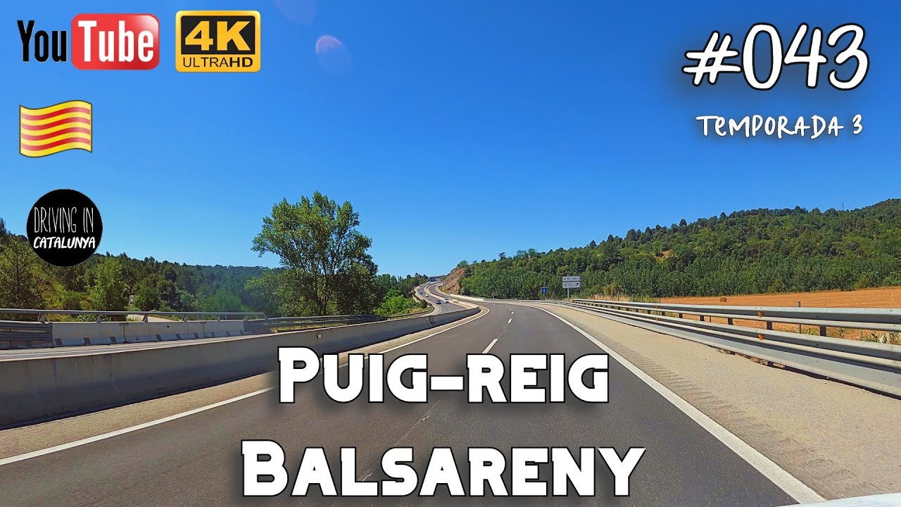 Puig-reig - Balsareny | Catalunya | Scenic Drive [4K]