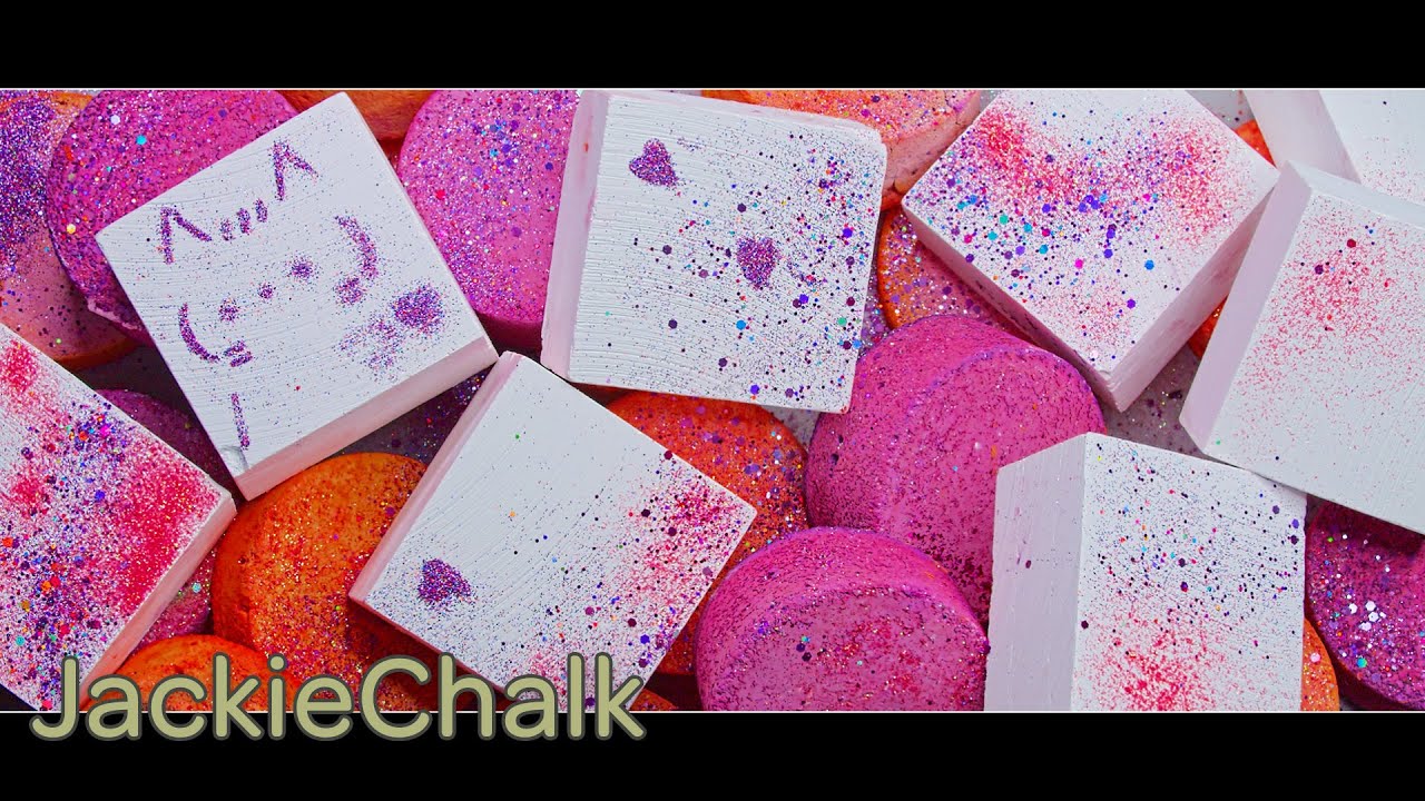 💞 2-in-1 - Satisfying Gym Chalk Crush | [JackieChalk ASMR S1E85]