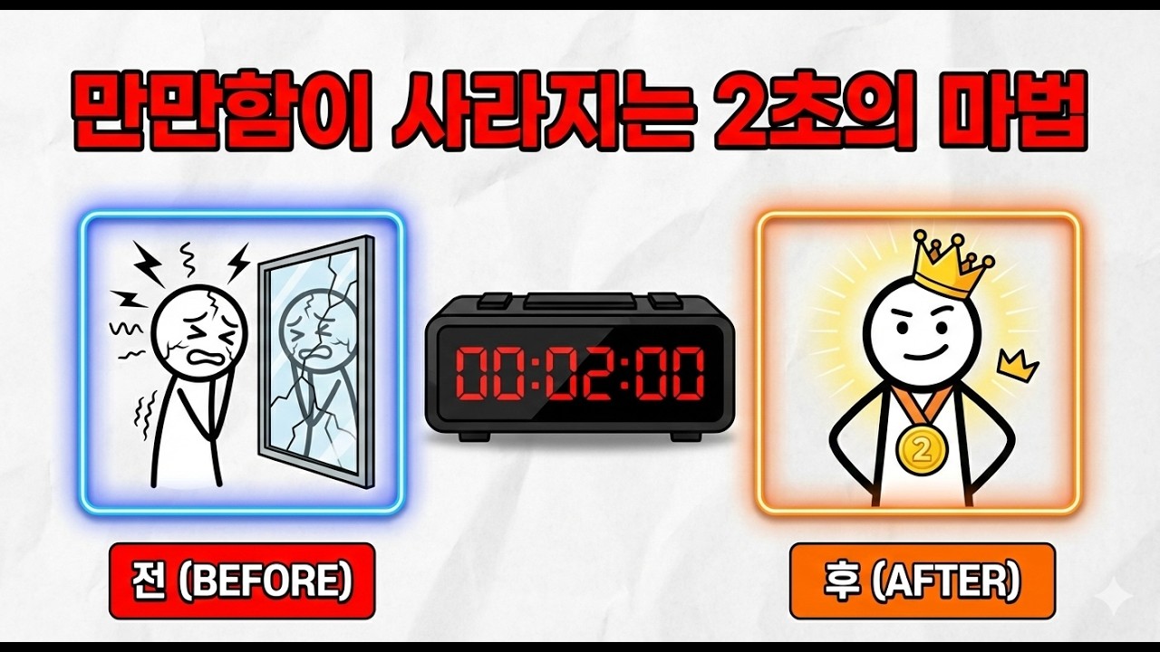 만만해 보이 사람들의 99%가 모르는 2초의 치명적인 실수