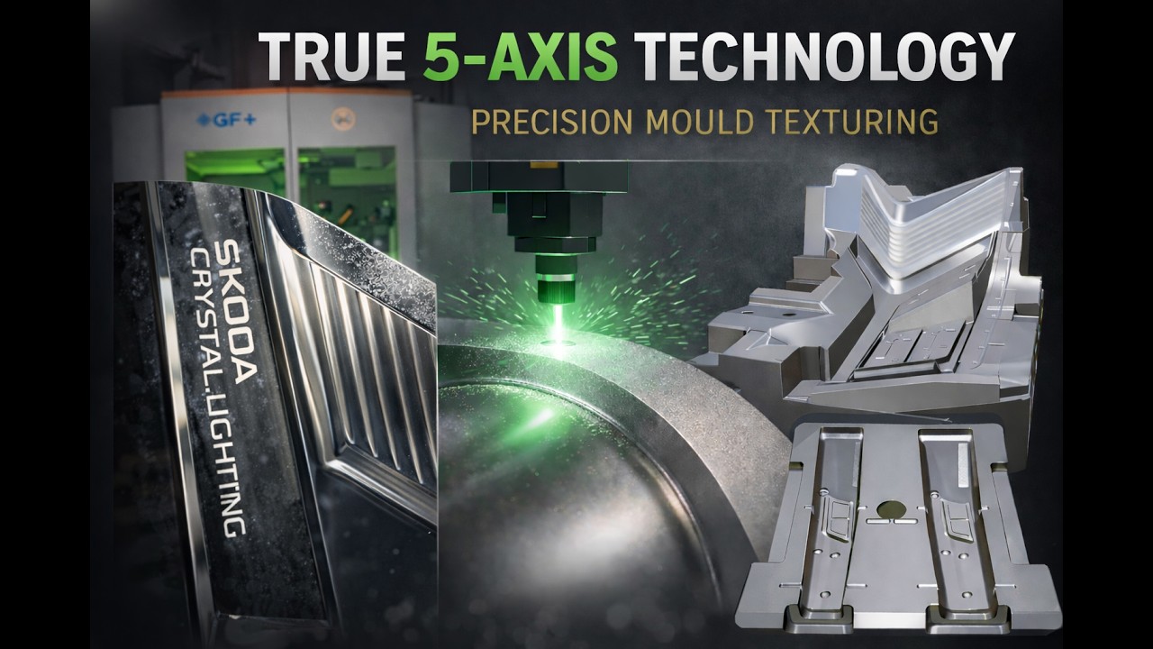 True 5-Axis Laser Texturing | Precision Mould Technology