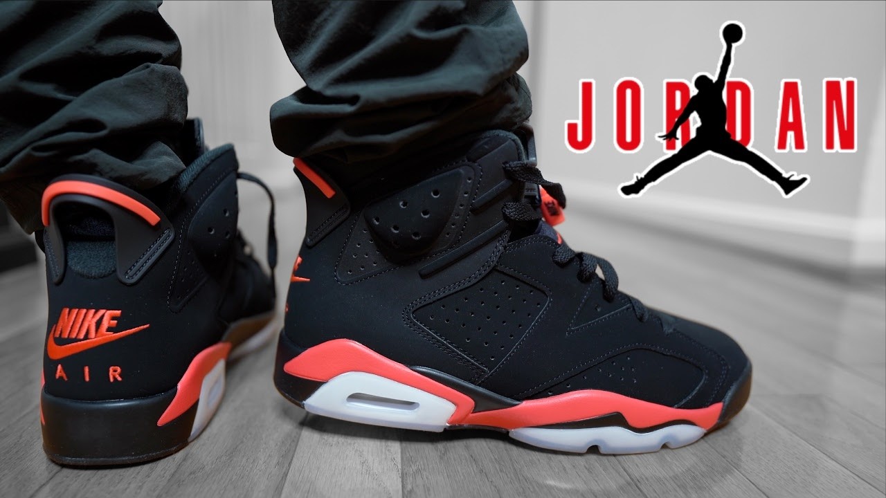 Обзор и демонстрация на ногах кроссовок Jordan 6 Reverse Infrared.