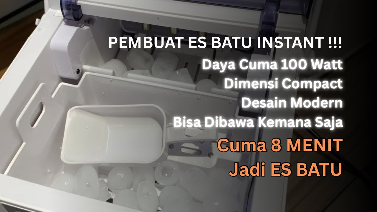 CUMA 8 MENIT ‼️ES BATU LANGSUNG JADI ‼️ KELS ICE MAKER DAYA CUMA 100 WATT ⁉️