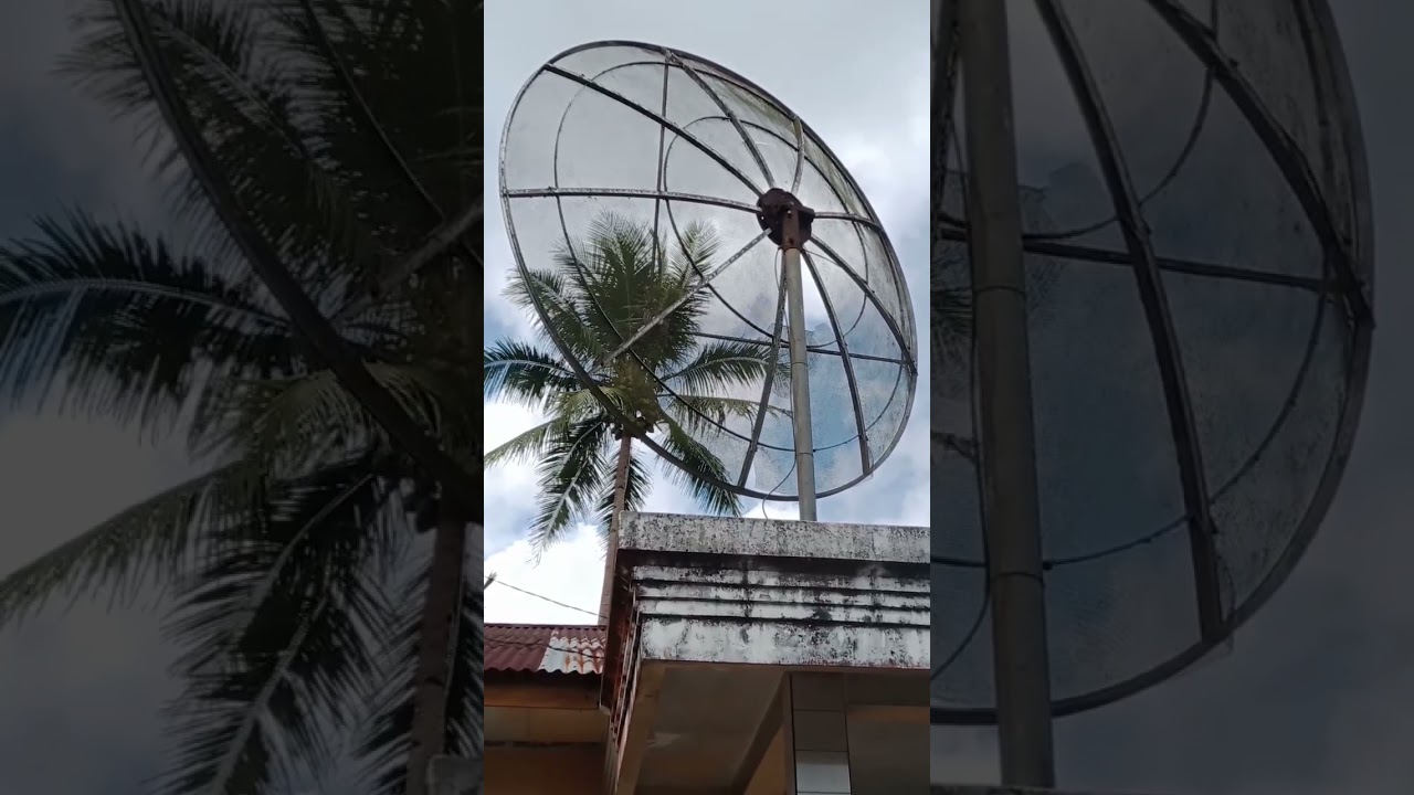 Dish jaring 9 feet cocok untuk tracking