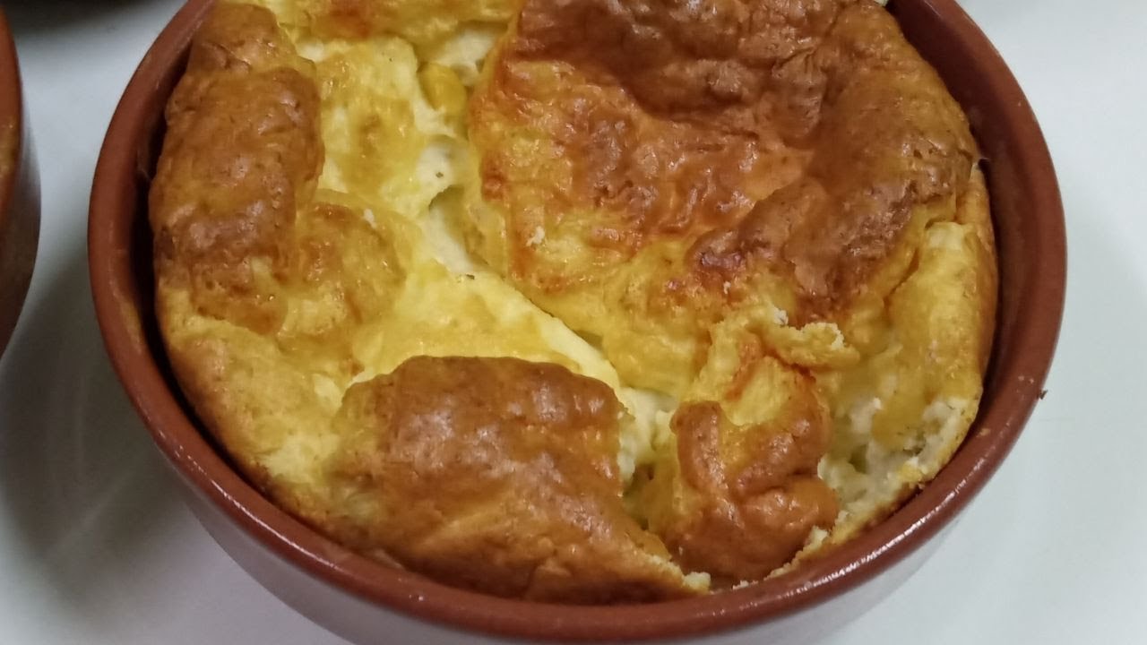 SOUFFLÈ  de QUESO y CHOCLO/ COMO HACERLO PASO A PASO