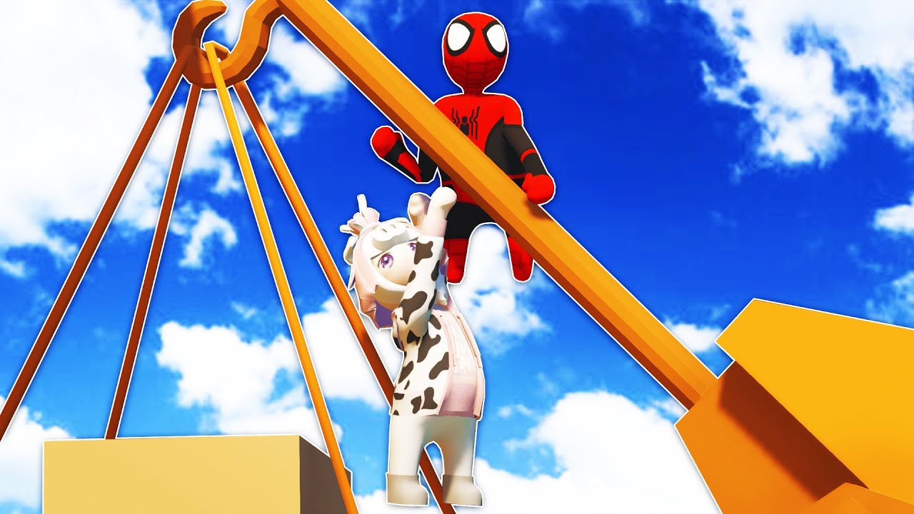 ПОРА ПОКОРЯТЬ ГОРЫ АЦТЕКОВ с МОЛЧАЛИВЫМ ДРУГОМ В HUMAN FALL FLAT пластилиновые Втубер Володя