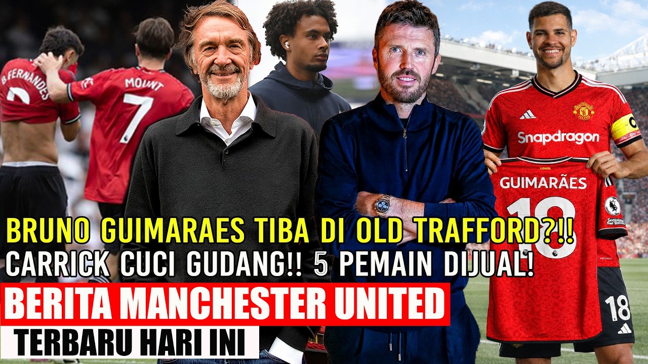 🚨BOCOR❗❗PENGGANTI CASEMIRO TIBA DI OLD TRAFFORD🤩CARRICK CUCI GUDANG🔥5PEMAIN SEKALIGUS DIJUAL😱
