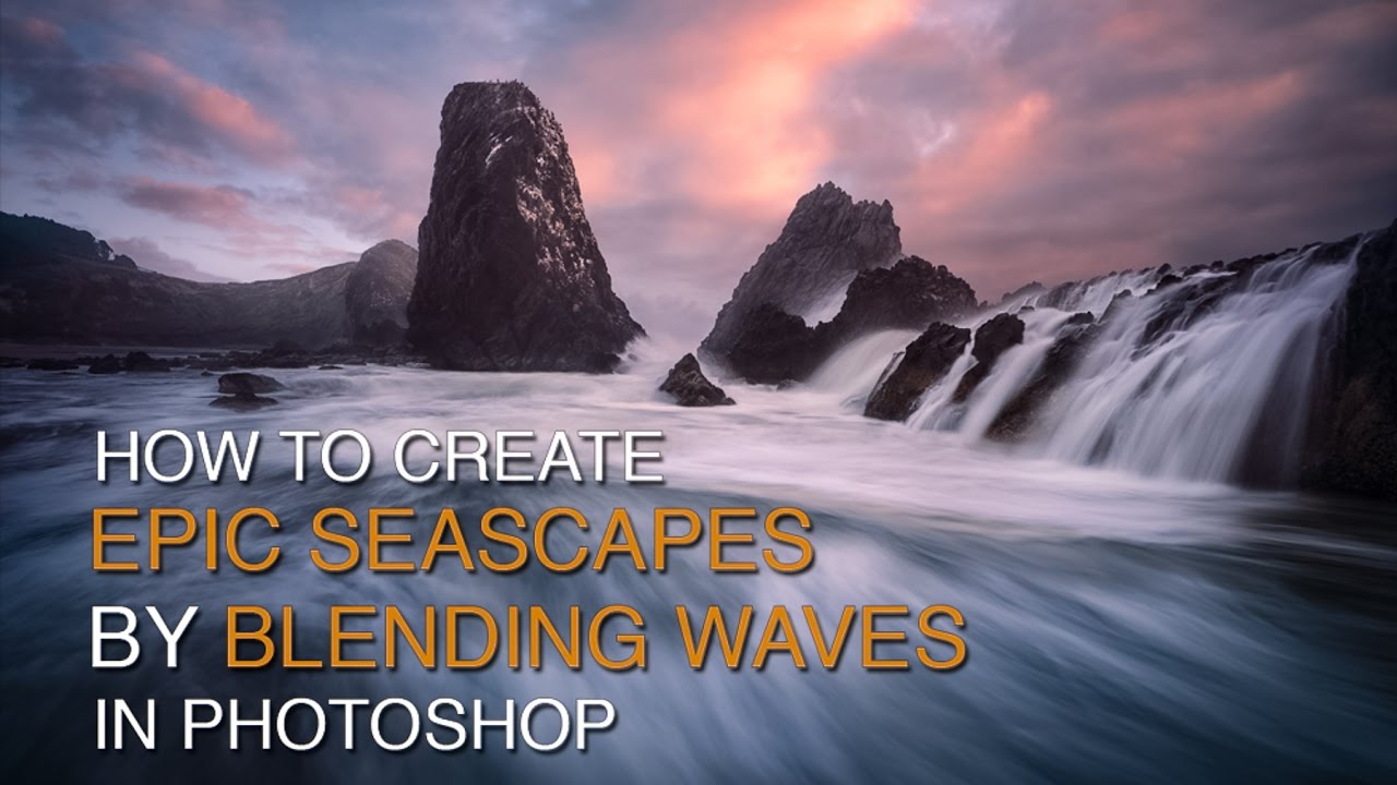 Как создать потрясающие морские пейзажи в Photoshop, смешивая волны