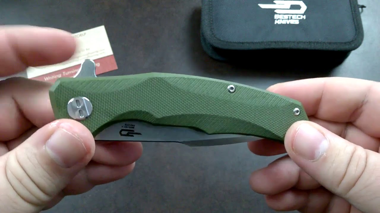 Bestech Knives WARWOLF - taktischer Flipper aus der G10 Serie