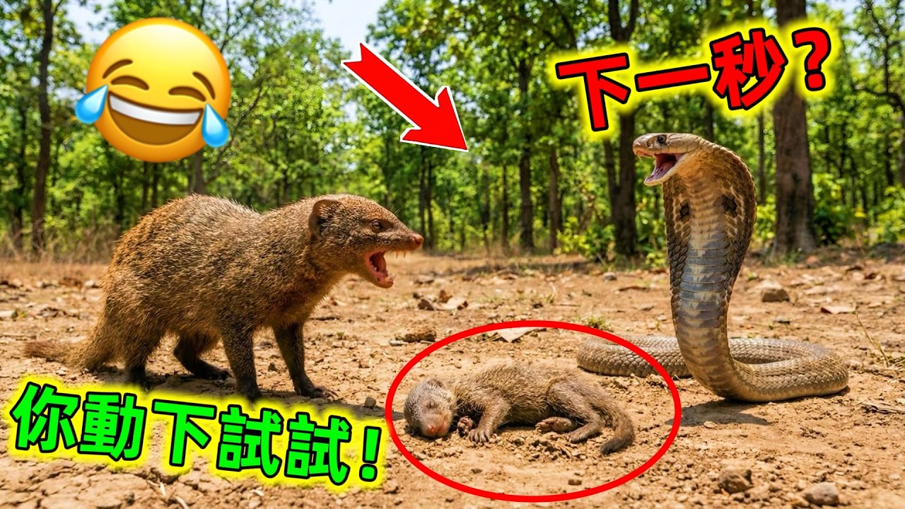 😂蛇見愁｜蛇在這些高智商動物眼裏就是美味可口的辣條，太震撼了#蛇與動物對決 #蛇 #毒蛇 #動物的迷惑行為 #動物科普 #動物解說 #動物 #蛇類 #世界之最 #王宇觀地球 #蛇的天敵 #蛇的剋星