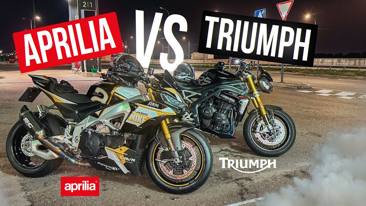 Aprilia Tuono V4 Factory VS Triumph Speed Triple 1200 RS | БИТВА НЕЙКЕДОВ!