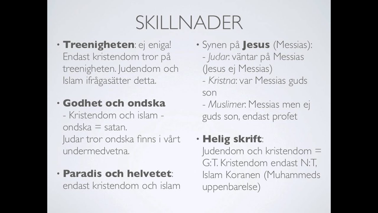 j&auml;mf&ouml;relse abrahamitiska religioner