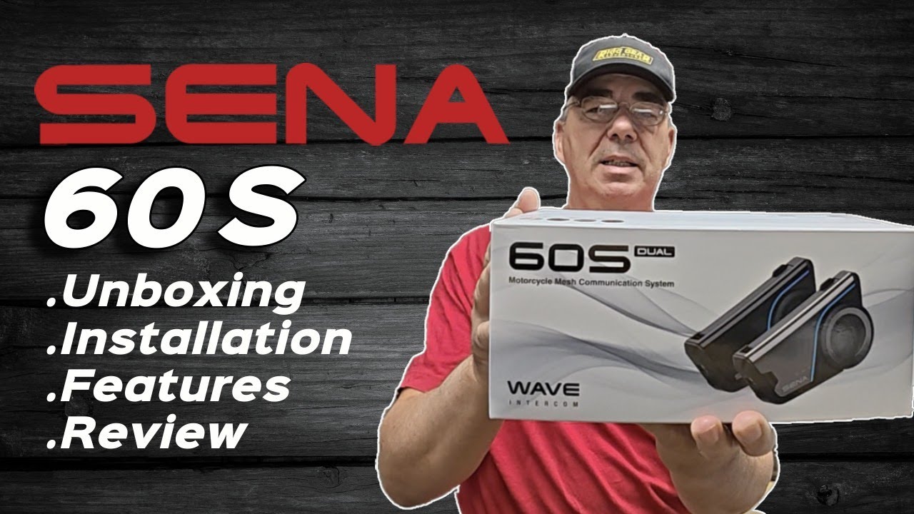 Sena 60S Motorcycle Mesh/Bluetooth Intercom, Unboxing, Installation, Features Demonstration & Review