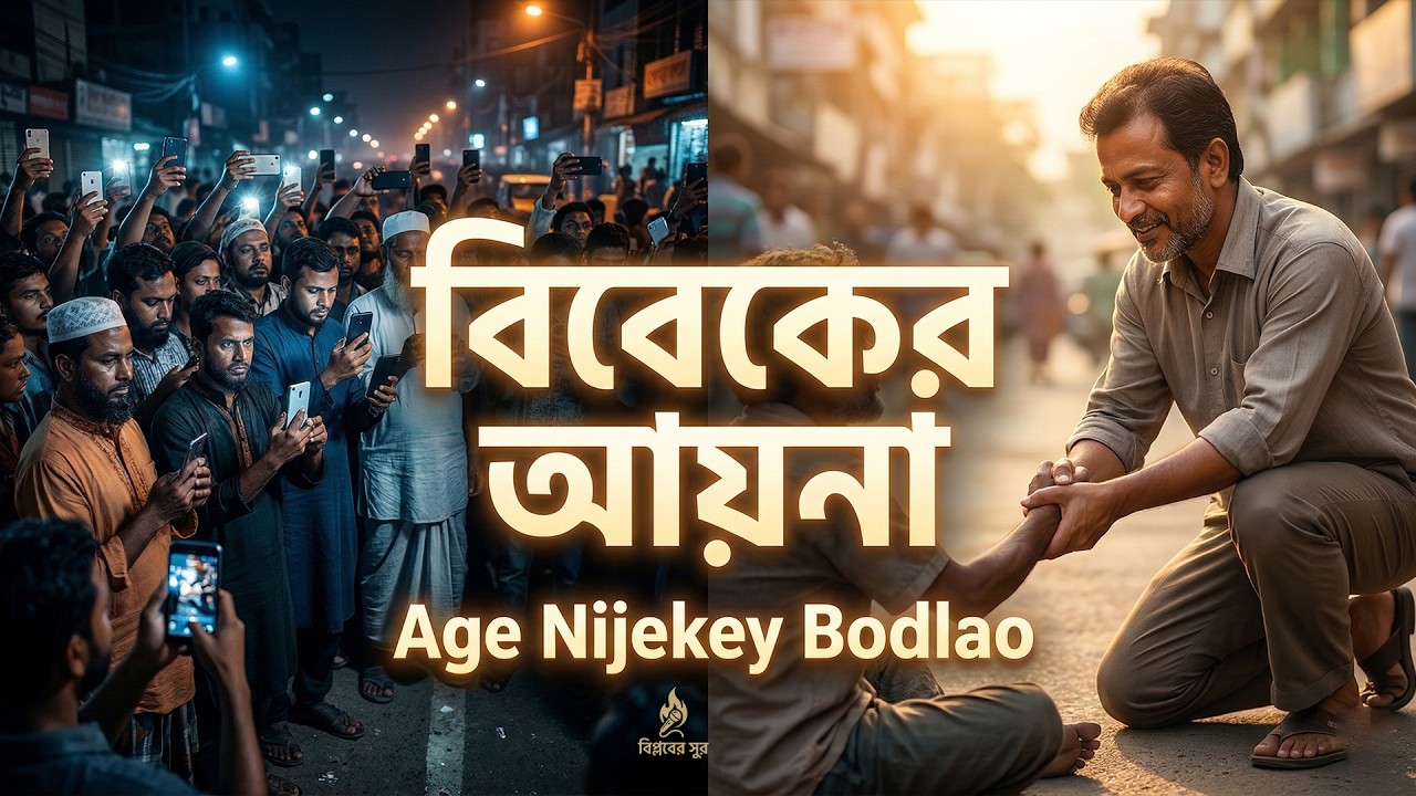 বিবেকের আয়না | আগে নিজেকে বদলাও (Age Nijeke Bodlao) | Emotional Protest Nasheed | Biplober Sur