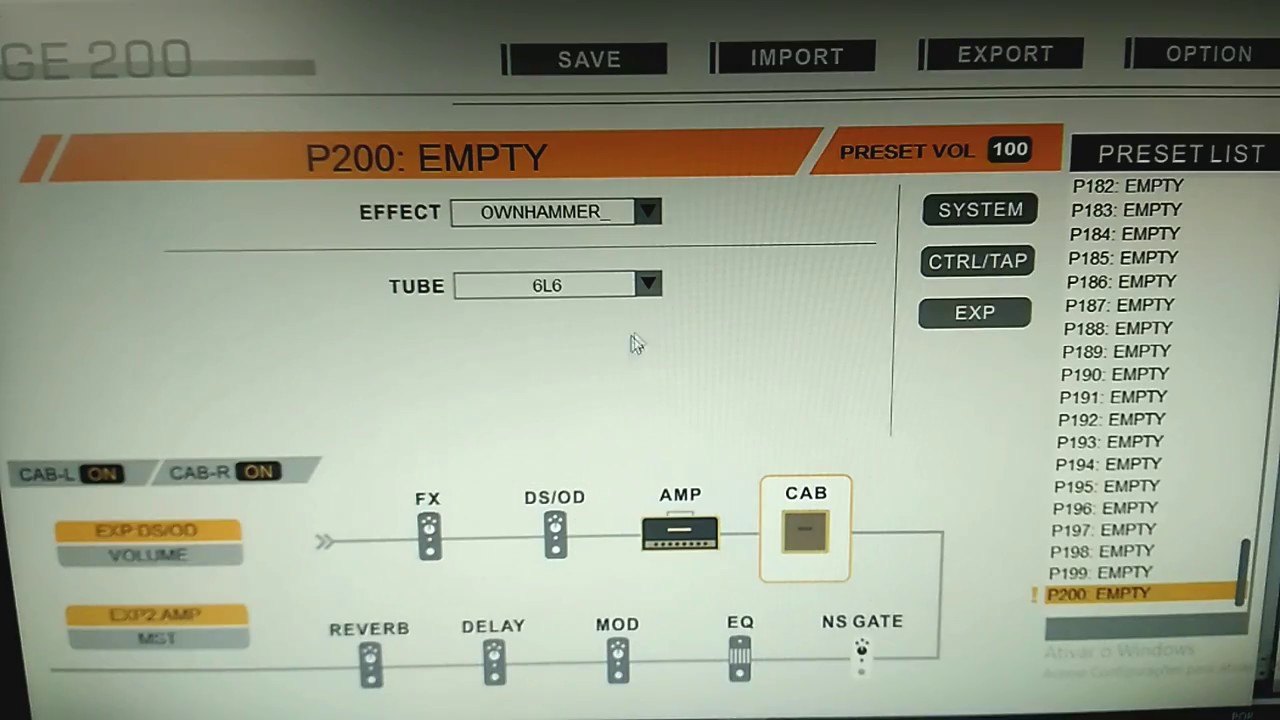MOOER GE 200 - Drive | Mesa Boogie + OwnHammer IR