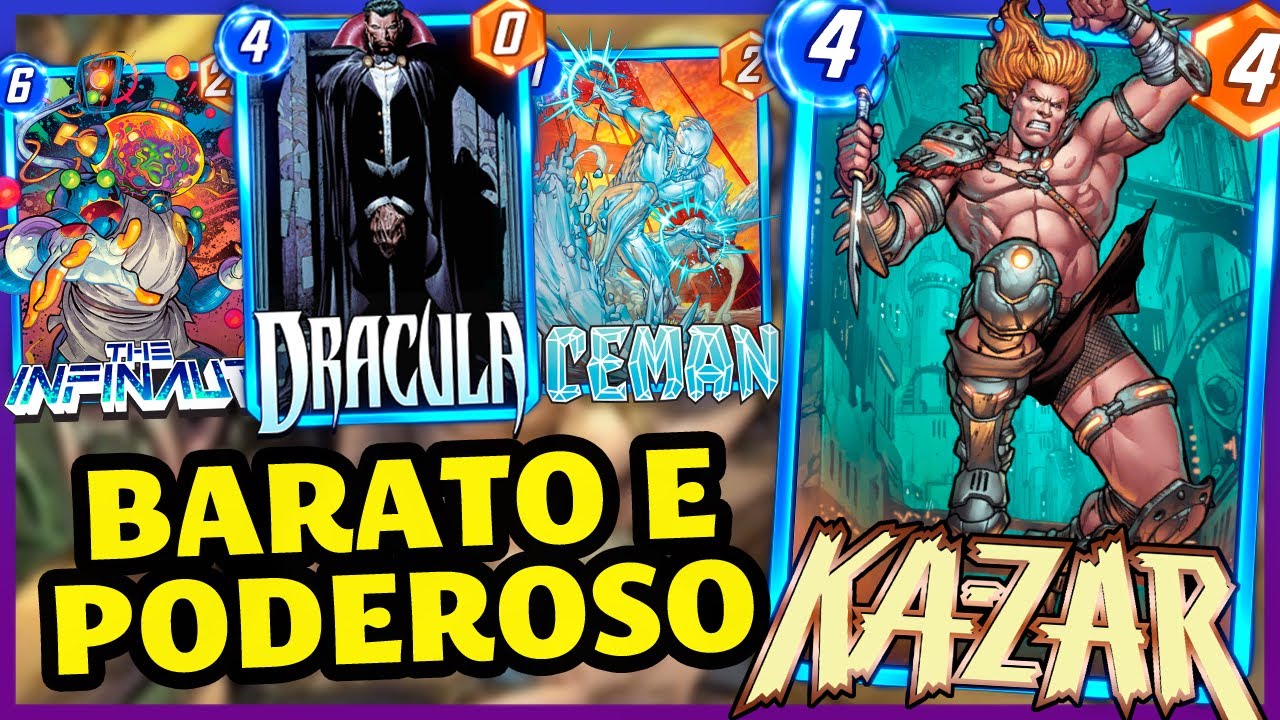 KAZOO + DRÁCULA = VITÓRIA | KAZOOCULA VOLTOU COM TUDO |Marvel Snap|