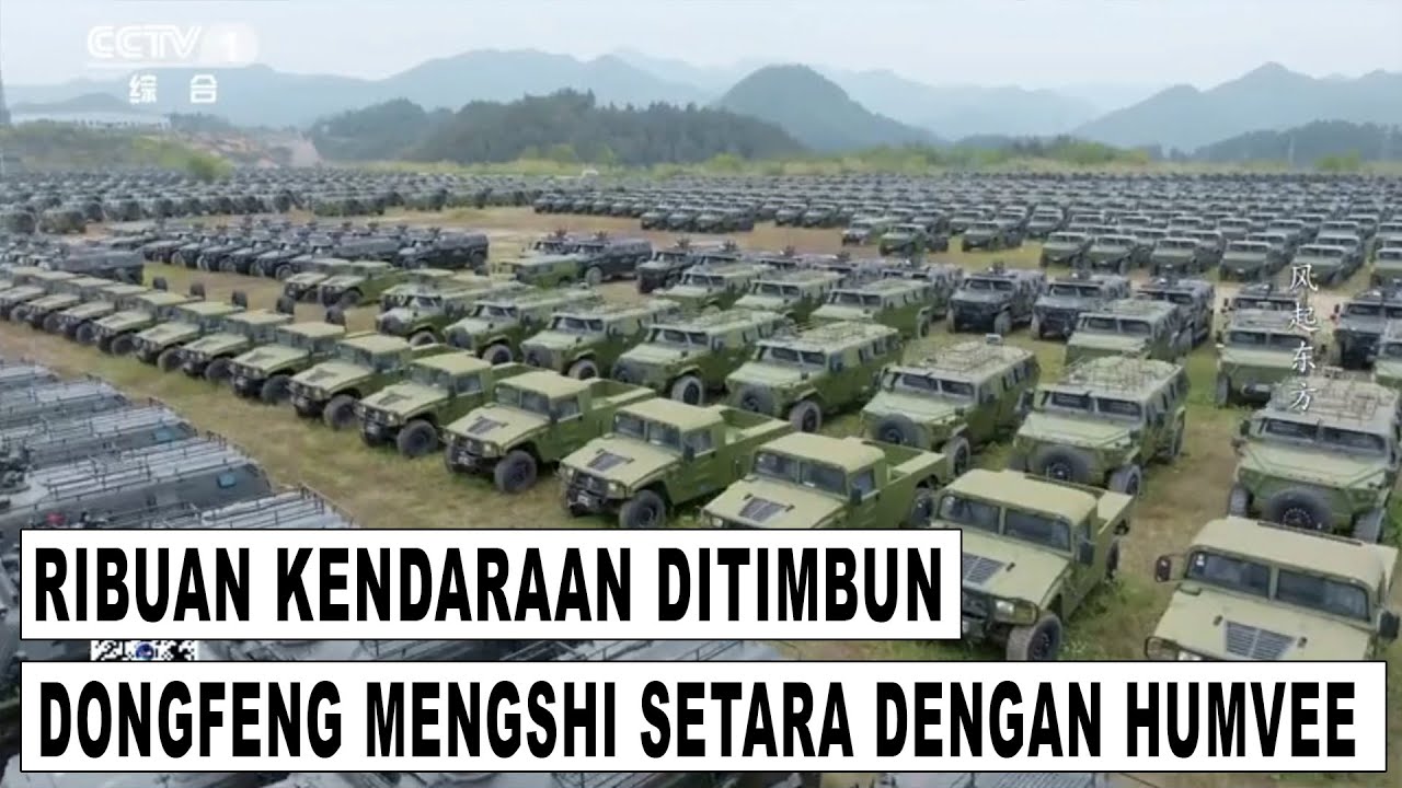 Luar Biasanya Industri China, Ribuan Kendaraan Militer Taktis Ditimbun