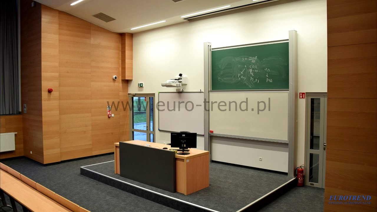 Realizacja Eurotrend PG  Audiowizualne systemy Wyposażenie audytorium