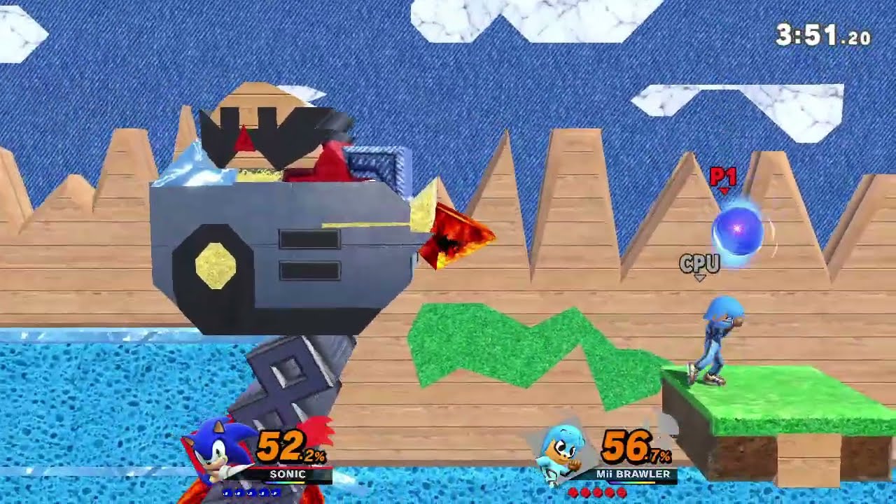 Sonic Battle - Modern Sonic vs Classic Sonic 