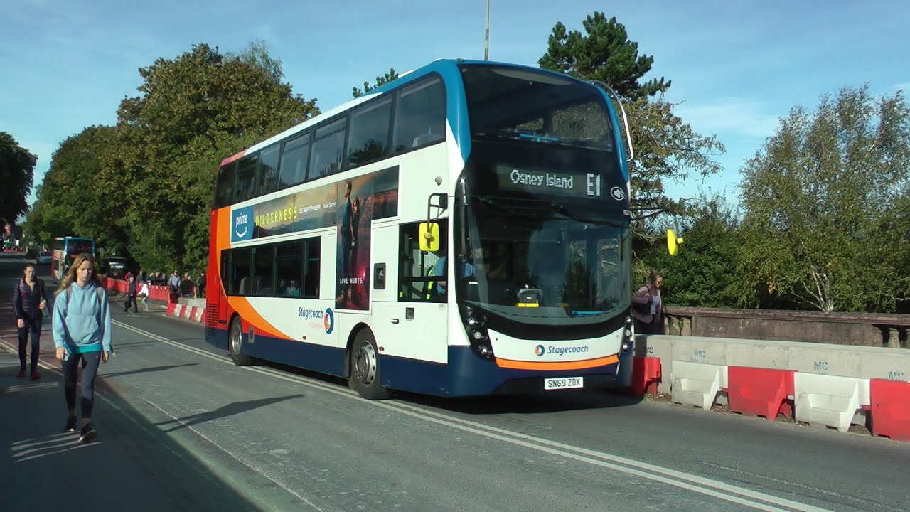 Oxford bus E1 from Eynsham to Osney Island