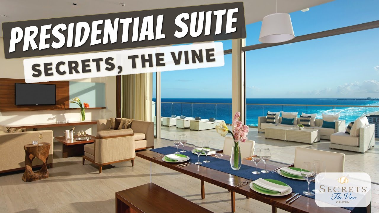 Presidential Suite | Secrets The Vine Cancun Resort | Full Walkthrough Room Tour & Review | 4K
