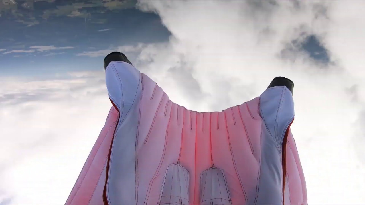 Wingsuit flatspin