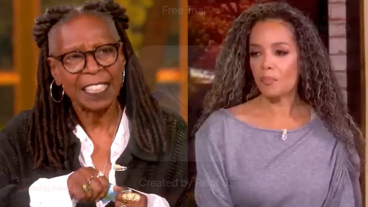 Whoopi Rips Up Sunny Hostin's Note With Trump Correction