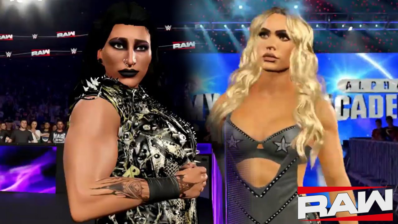 WWE 2K25 RAW - MAXXINE DUPRI VS. RHEA RIPLEY