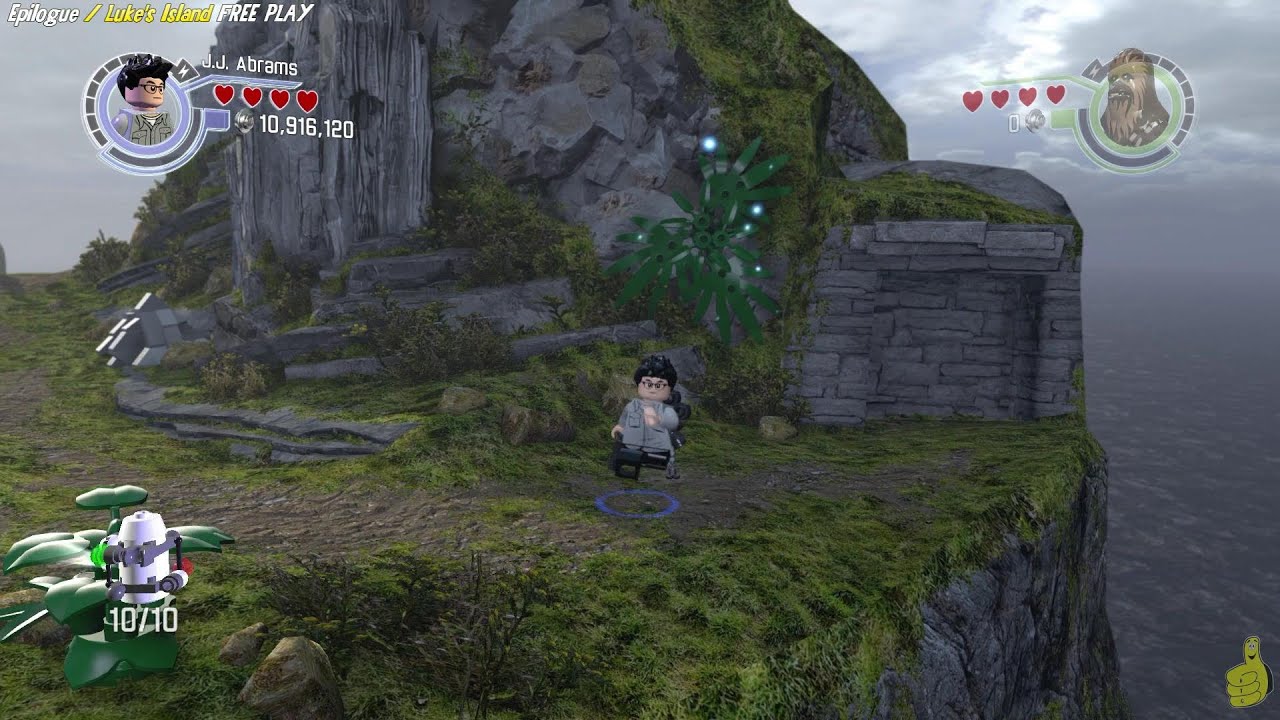 Lego Star Wars The Force Awakens: Epilogue / Luke's Island FREE PLAY (все мини-наборы и красный к...