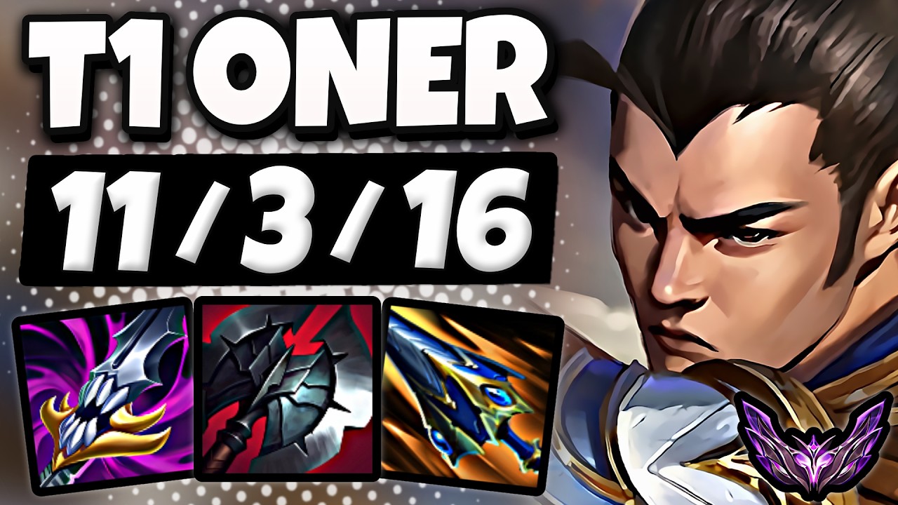 T1 Oner Xin Zhao vs Wukong [ Jungle ] Patch 26.3 Ranked Korea