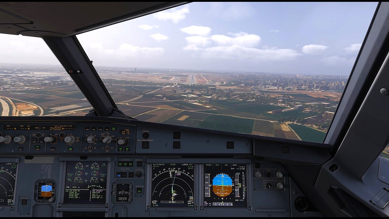 A321-200 (IAE) -- Approach Into Tel Aviv! -- MSFS2024 -- Fenix Simulations