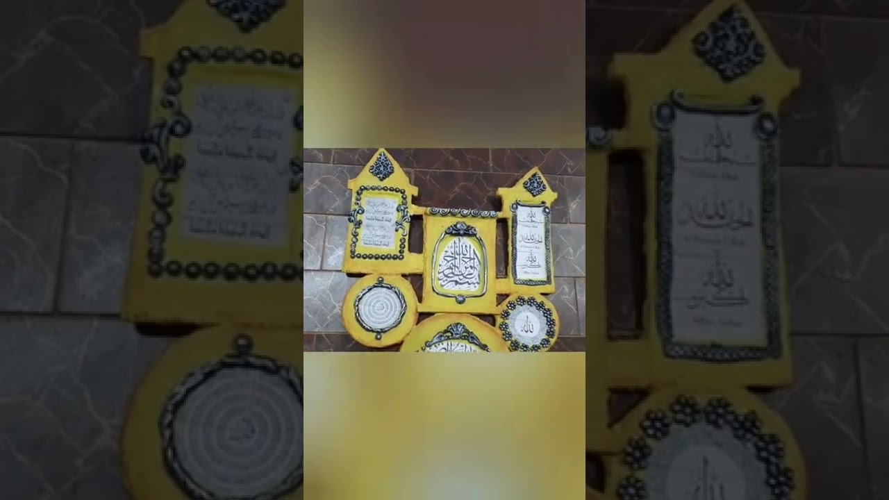 Diy beautiful arabic  calligraphy  wall art
