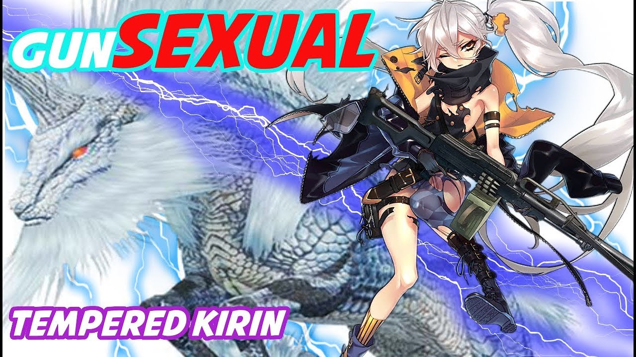 Monster Hunter World Kirin | Tempered Kirin. Heavy Bowgun Clear.  Solo. Sticky ammo. gunSEXUAL