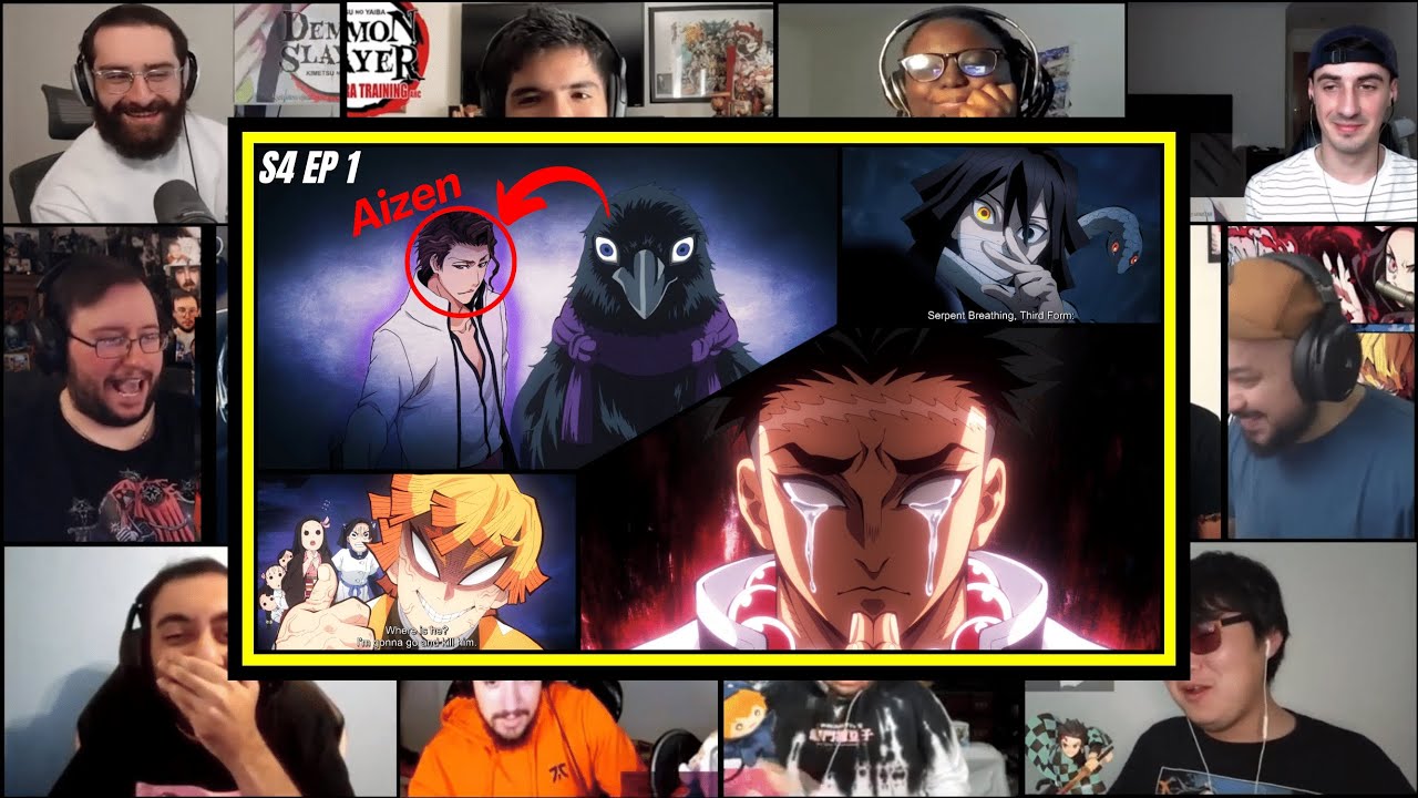 😍Demon Slayer: Hashira Training Arc Season 4 Episode 1 Reaction Mashup🔥🔥