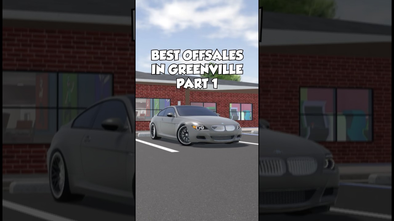 Best OFFSALE Cars in Greenville ROBLOX! #shorts #greenville #roblox